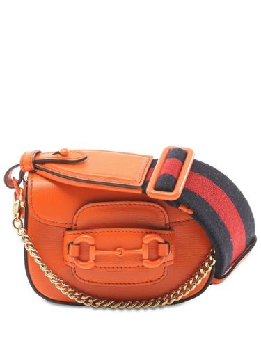 Mini sac à bandoulière Horsebit 1955 Web en cuir (2016-présent) - Gucci Pre-Owned - Modalova