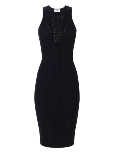 Robe courte en maille - Elisabetta Franchi - Modalova