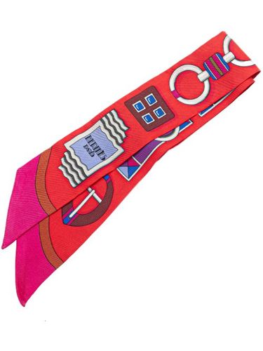 Foulard Festival Des Amazones Twilly en soie (1990-2024) - Hermès Pre-Owned - Modalova