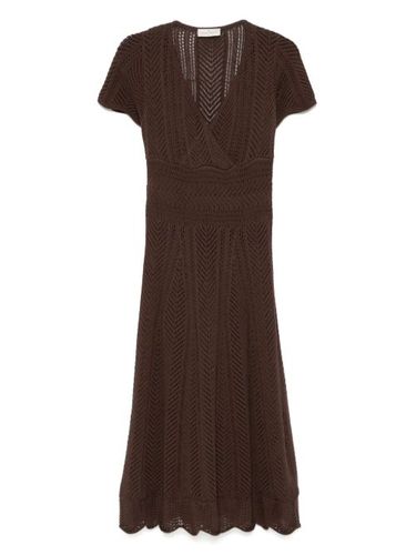 Robe en maille à coupe mi-longue - Bruno Manetti - Modalova