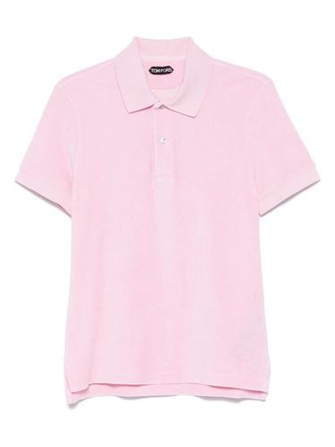 TOM FORD polo EDK en éponge - Rose - TOM FORD - Modalova