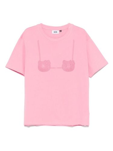 X Hello Kitty t-shirt imprimé soutien gorge - GCDS - Modalova
