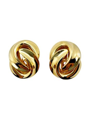 Boucles d'oreilles nouées à clips (années 1980) - Christian Dior Pre-Owned - Modalova