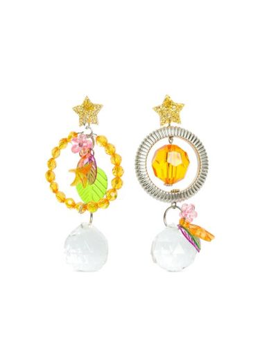 Boucles d'oreilles pendantes en laiton - Amir Slama - Modalova