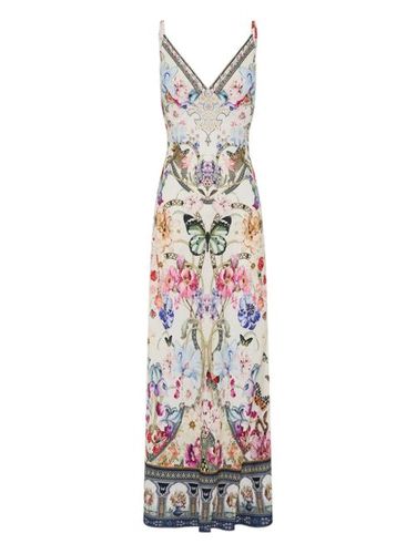 Robe longue à fleurs imprimées - Camilla - Modalova