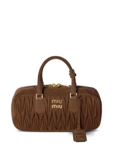 Sac fourre-tout Arcadie en cuir - Miu Miu - Modalova