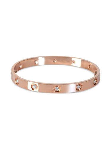 Bracelet jonc Love en or 18ct pavé de diamants - Cartier - Modalova