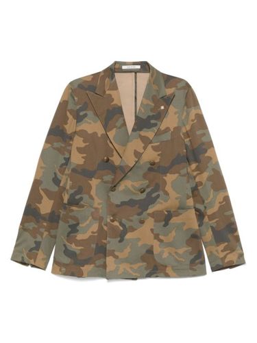 Blazer à motif camouflage - Tagliatore - Modalova