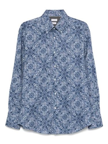 Chemise à motif cachemire - Brunello Cucinelli - Modalova