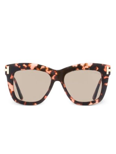 Lunettes de soleil Dasha à effet écaille de tortue - TOM FORD Eyewear - Modalova