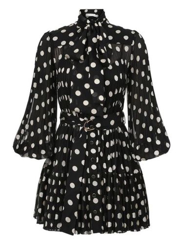 Robe mi-longue à pois - ZIMMERMANN - Modalova