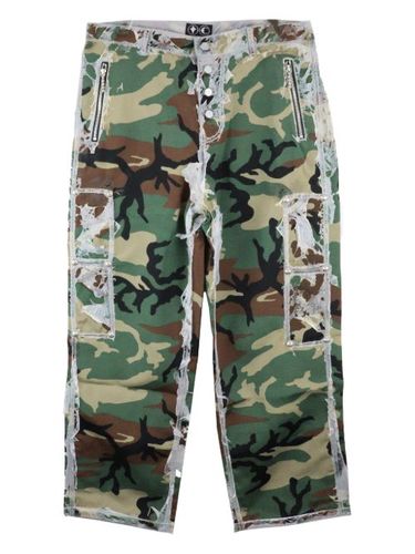 Pantalon à imprimé camouflage - THUG CLUB - Modalova
