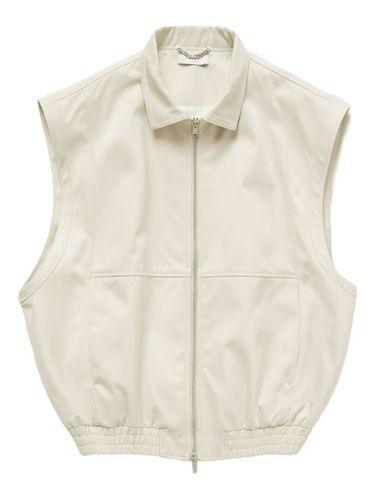 Gilet zippé en gabardine - 1989 STUDIO - Modalova