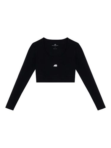 Haut crop à logo imprimé - Balenciaga - Modalova