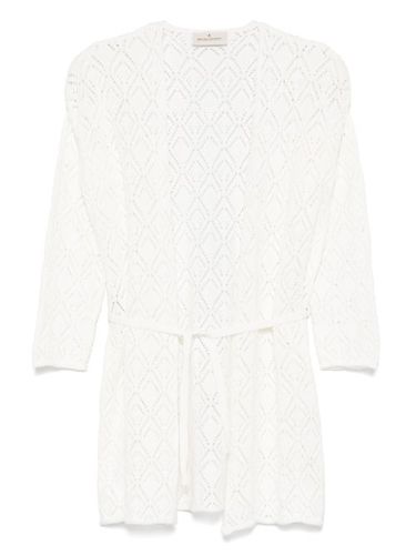 Cardigan à effet de transparence - Bruno Manetti - Modalova