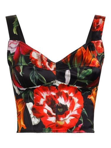 Haut à fleurs - Dolce & Gabbana - Modalova