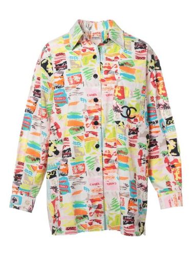 Chemise à imprimé abstrait - CHANEL Pre-Owned - Modalova