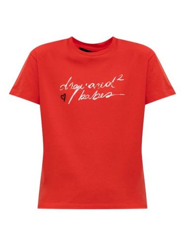 DSQUARED2 t-shirt en coton - Rouge - DSQUARED2 - Modalova