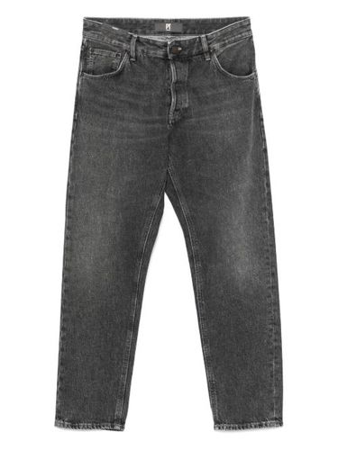 PT Torino jean à patch logo - Gris - PT Torino - Modalova