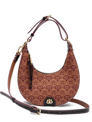 Sac porté épaule à motif monogrammé - Isla - Modalova
