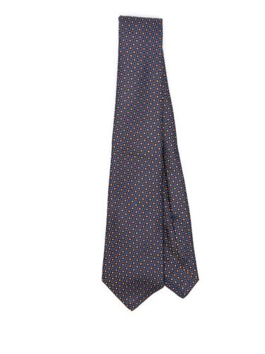 Cravate à motif géométrique - Kiton - Modalova