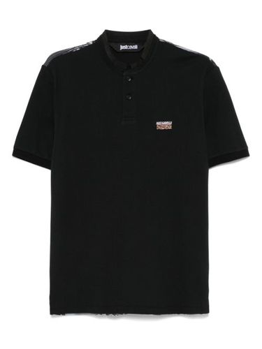 Polo à logo brodé - Just Cavalli - Modalova