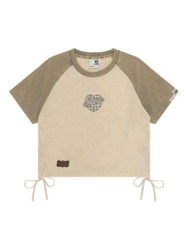 T-shirt à logo brodé - AAPE BY *A BATHING APE® - Modalova