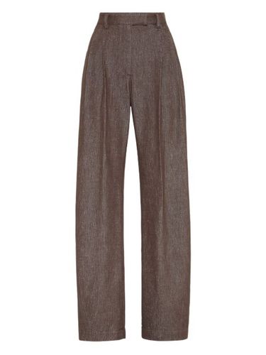 Pantalon ample à ourlet incurvé - Brunello Cucinelli - Modalova