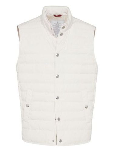 Gilet léger à design matelassé - Brunello Cucinelli - Modalova