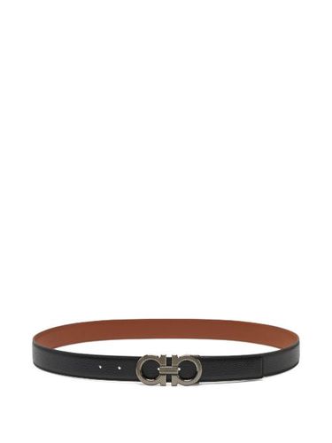 Ceinture en cuir à design réversible - Ferragamo - Modalova