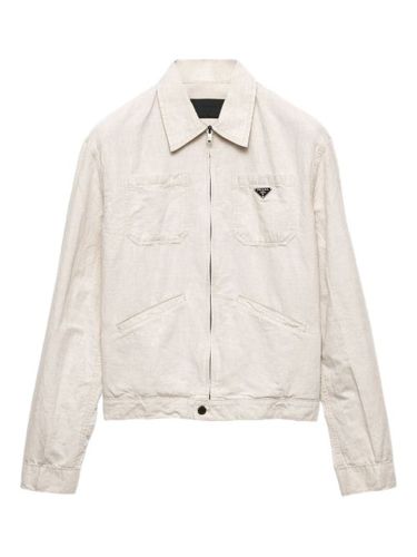 Veste légère en chambray - Prada - Modalova