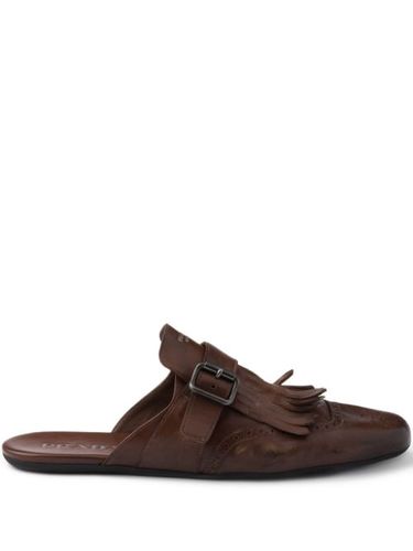 Mules Shuffle à franges - Prada - Modalova