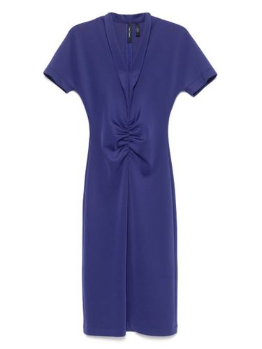 Robe mi-longue à fronces - MARCCAIN - Modalova