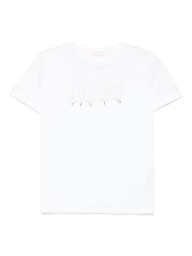 T-shirt à logo brodé - LIU JO - Modalova