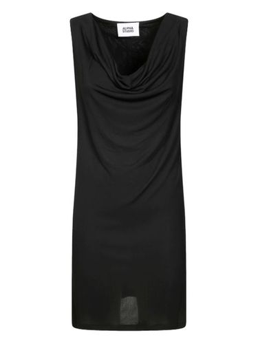 Robe courte à effet de transparence - ALPHA STUDIO - Modalova