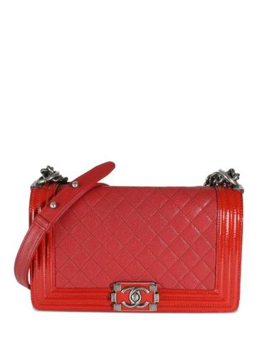 Sac porté épaule Boy Chanel médium (2015-2016) - CHANEL Pre-Owned - Modalova