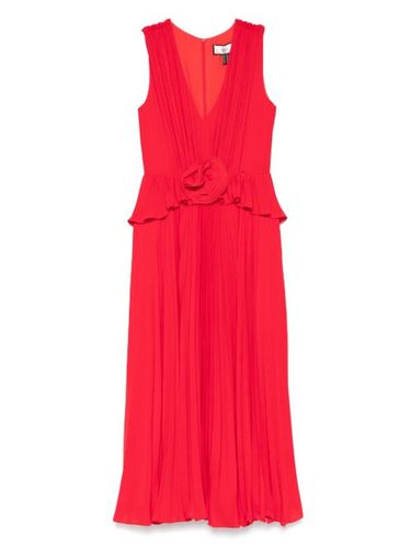 Robe longue à fleurs appliquées - NISSA - Modalova