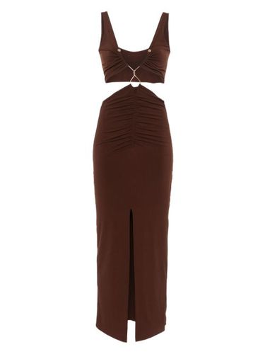 Robe longue à découpes - NISSA - Modalova
