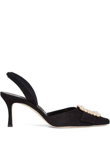 Escarpins Gibsli 70 mm à bride arrière - Manolo Blahnik - Modalova