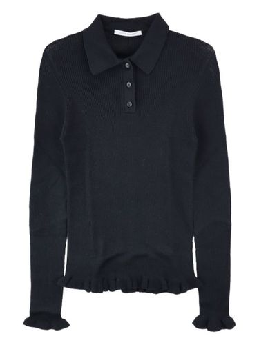 Polo nervuré à ourlet volanté - Cecilie Bahnsen - Modalova
