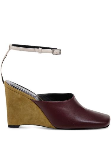 Escarpins compensés en cuir 85 mm - AMI Paris - Modalova