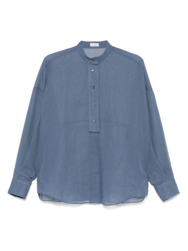Blouse à manches crop - Brunello Cucinelli - Modalova