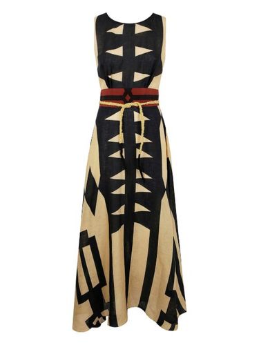 Robe en soie à coupe mi-longue - Volantis - Modalova