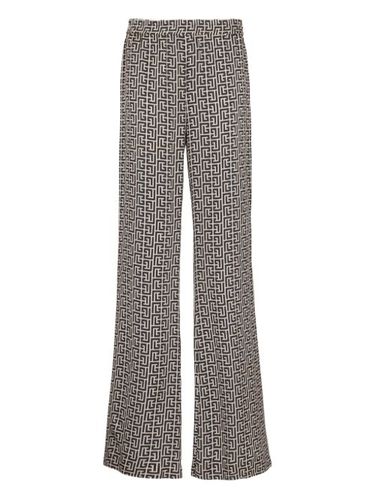 Pantalon à motif monogrammé - Balmain - Modalova
