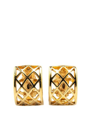 Boucles d'oreilles en plaqué à fermoir clip (1970-1980) - CHANEL Pre-Owned - Modalova