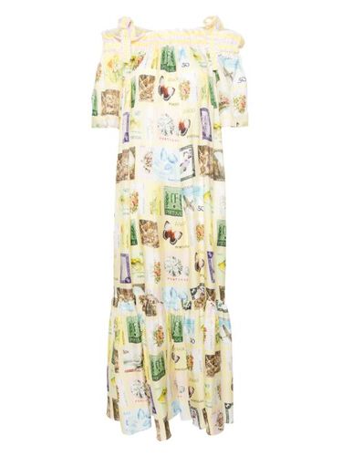 Robe volantée à épaules dénudées - Camilla - Modalova