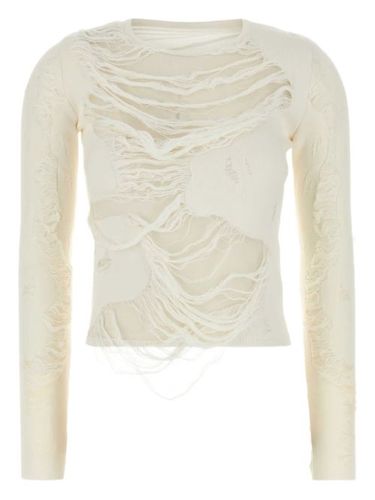 Pull à effet usé - MM6 Maison Margiela - Modalova