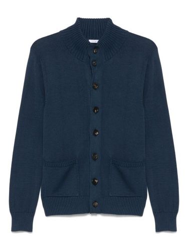 Malo cardigan en coton - Bleu - Malo - Modalova