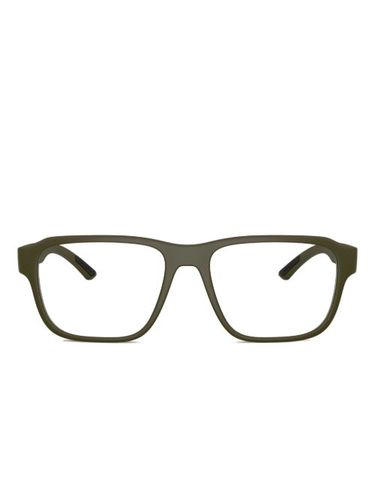Lunettes de vue à monture carrée - Prada Linea Rossa - Modalova
