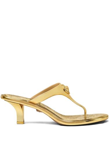 Mules métallisées 55 mm - Versace - Modalova